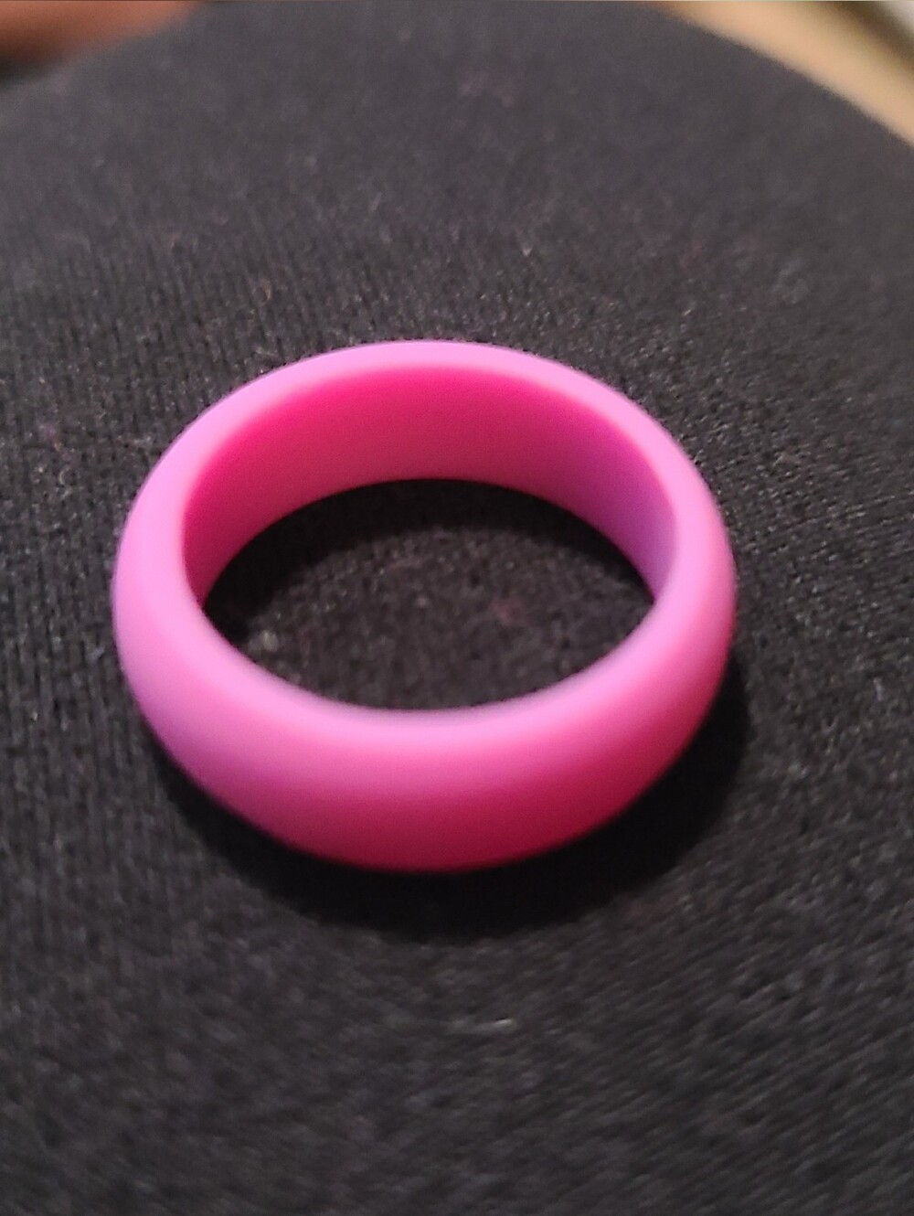 Purple Silicone Ring sz 5